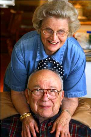 Smiling Grandparents